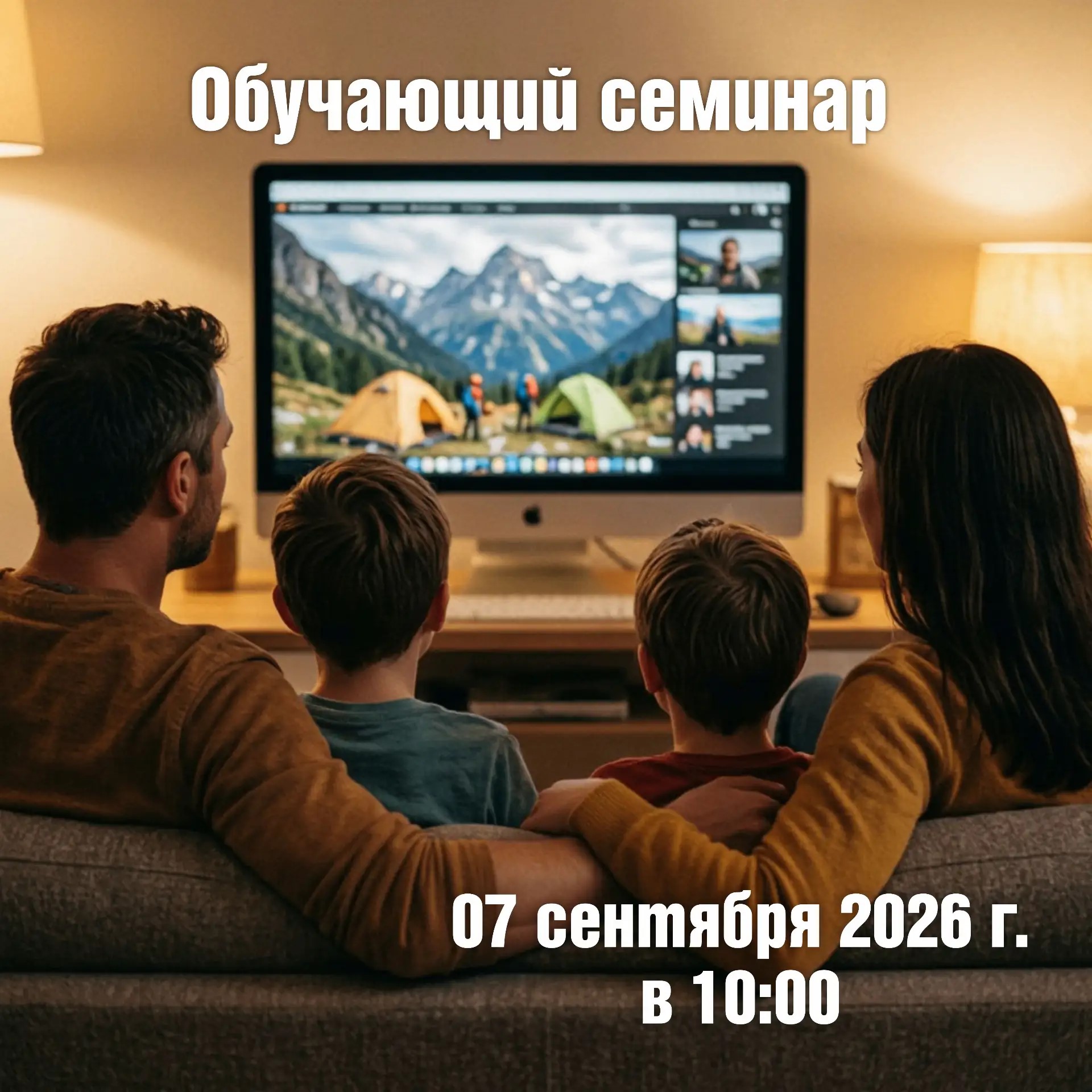 Обучающий семинар в рамках проекта «Всей семьей – в поход!»