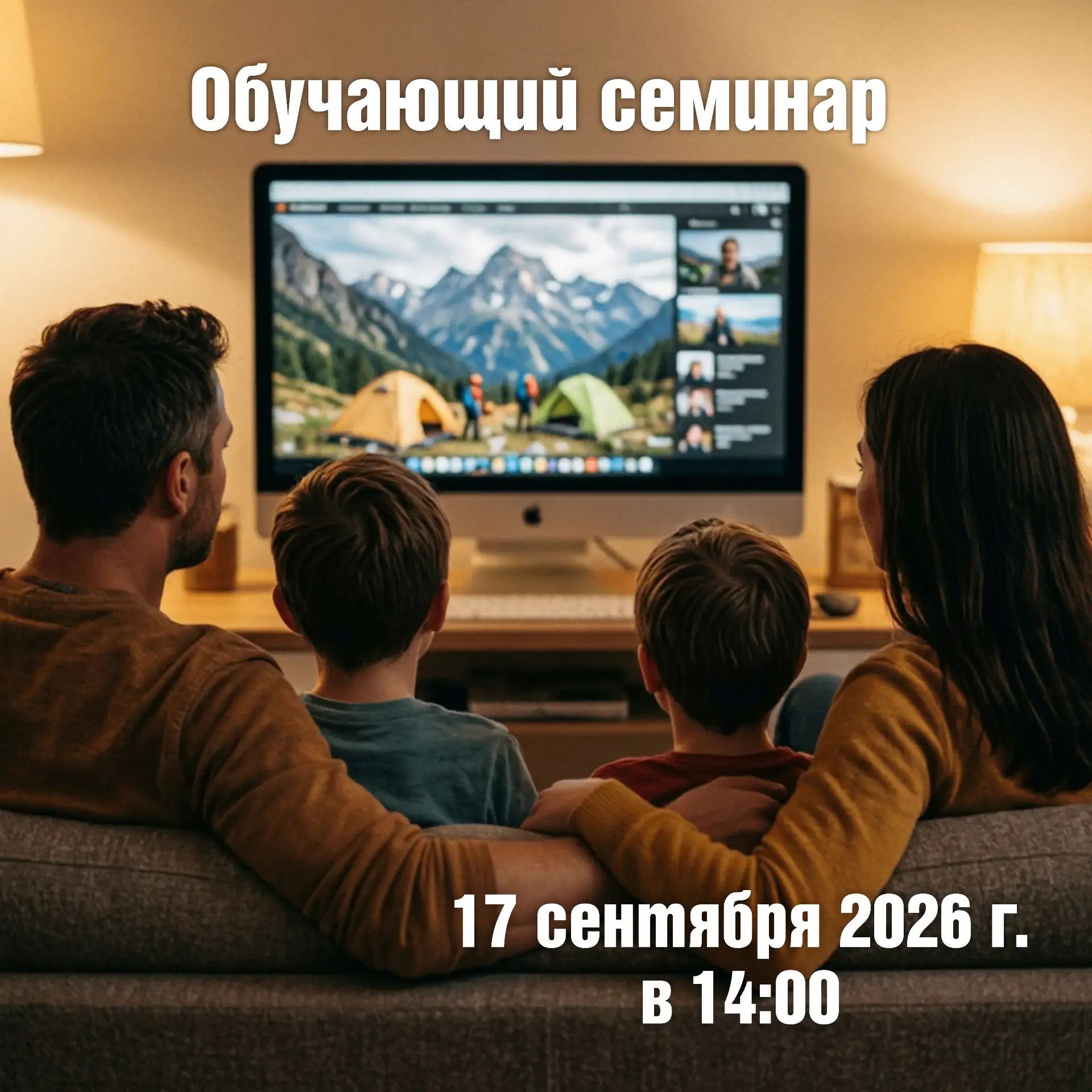 Третий обучающий семинар в рамках проекта «Всей семьей в поход»